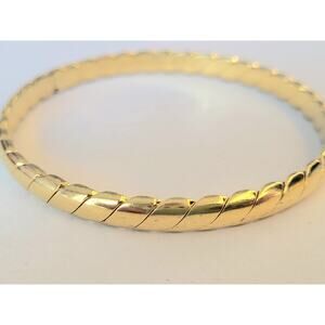 Monet Gold Bangle Vintage
